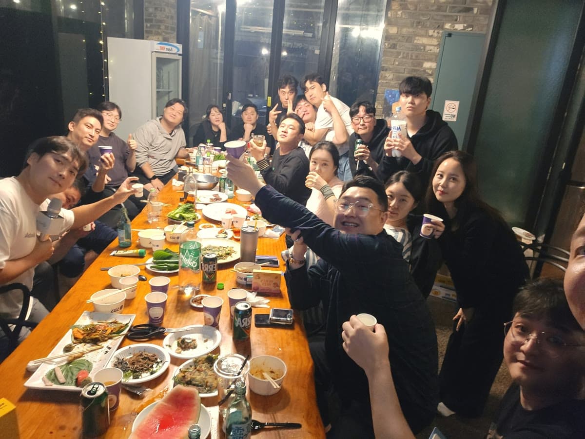빅이음 팀 식사